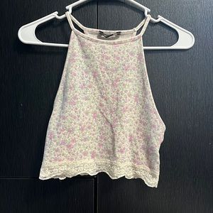 American Eagle Cropped Tank Top